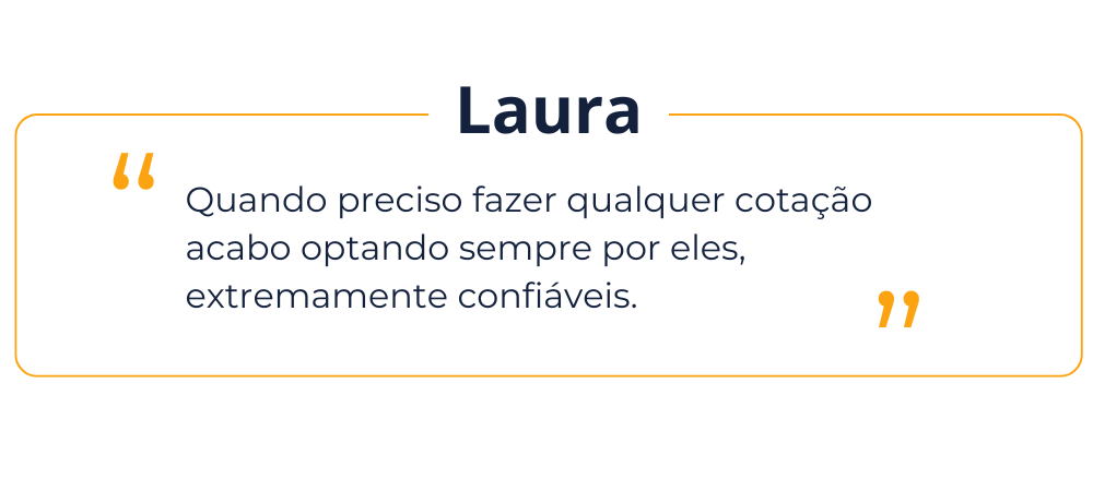 Avaliação Cliente - Laura